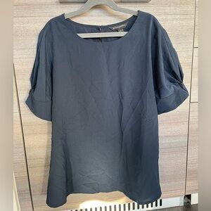 Banana Republic Navy Shortsleeve Blouse - XS